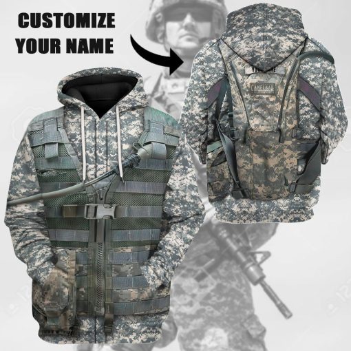 Gearhuman 3D AIRBORNE UNIFORM Custom Name Tshirt Hoodie Appreal CK19117 3D Apparel