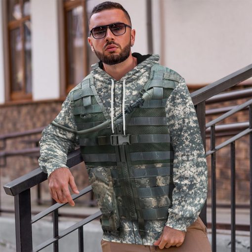 Gearhuman 3D AIRBORNE UNIFORM Custom Name Tshirt Hoodie Appreal CK19117 3D Apparel