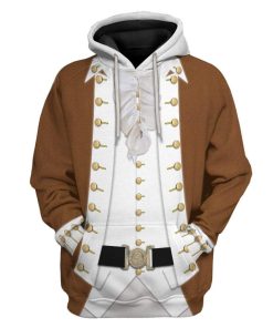 Gearhuman 3D Alexander HamiltonHoodie Apparel GV160731 3D Custom Fleece Hoodies Hoodie S 