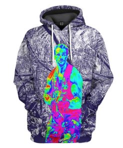 Gearhuman 3D Alien Arnold Custom Hoodie Apparel GS100821 3D Custom Fleece Hoodies Hoodie S