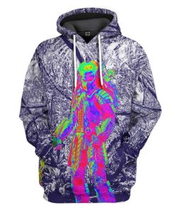 Gearhuman 3D Alien Custom Hoodie Apparel GS10081 3D Custom Fleece Hoodies Hoodie S