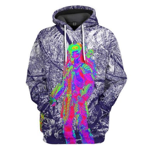 Gearhumans 3D Alien Custom Hoodie Apparel 1 Gearhuman 3D Alien Custom Hoodie Apparel GS10081 3D Custom Fleece Hoodies Hoodie S