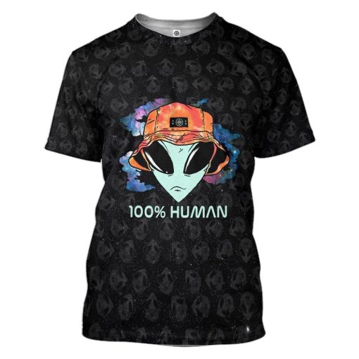 Gearhuman 3D Alien Custom Tshirt Apparel GC23093 3D T-shirt T-Shirt S