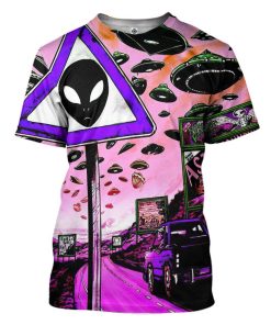 Gearhuman 3D Aliens Are Coming To Earth Custom Tshirt Apparel GC23095 3D T-shirt T-Shirt S 