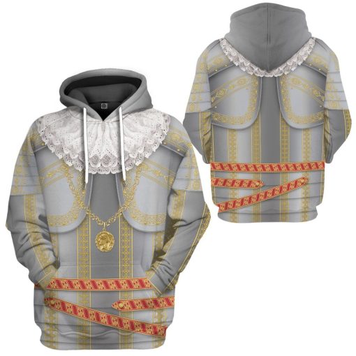 Gearhuman 3D Ambrogio Spinola Custom Hoodie Apparel GV040915 3D Custom Fleece Hoodies
