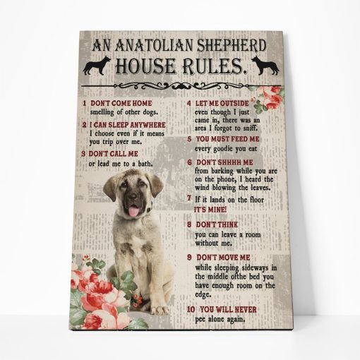 Gearhuman 3D An Anatolian Shepherd House Rules Canvas GK040226 Canvas