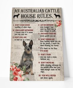 Gearhuman 3D An Australian Cattle House Rules Canvas GK04028 Canvas 1 Piece Non Frame M