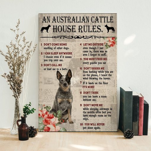 Gearhuman 3D An Australian Cattle House Rules Canvas GK04028 Canvas