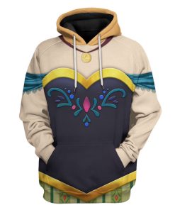 Gearhuman 3D Anna Frozen Custom Tshirt Hoodie Appreal CC24118 3D Apparel Hoodie S