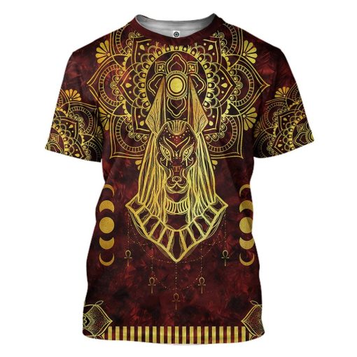 Gearhuman 3D Anubis Egypt Custom Tshirt Hoodie Apparel GK06013 3D Apparel T-Shirt S