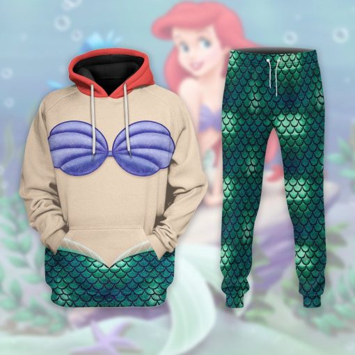 Gearhumans 3D Ariel Mermaid Custom Sweatpants Apparel 5 Gearhuman 3D Ariel Mermaid Custom Sweatpants Apparel CC24119 Sweatpants