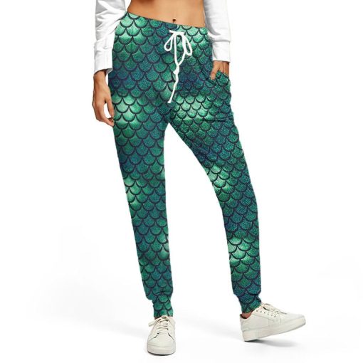 Gearhumans 3D Ariel Mermaid Custom Sweatpants Apparel 1 Gearhuman 3D Ariel Mermaid Custom Sweatpants Apparel CC24119 Sweatpants Sweatpants S