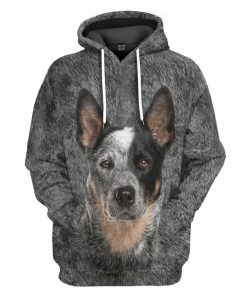 Gearhuman 3D Australian Cattle Dog Front And Back Tshirt Hoodie Apparel GV09039 3D Apparel Hoodie S
