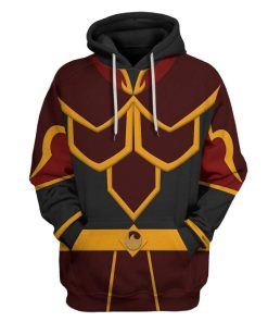 Gearhuman 3D Azula Custom Hoodie Apparel GV26057 3D Custom Fleece Hoodies Hoodie S