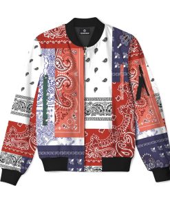 Gearhuman 3D Bandana Custom Bomber GC161018 Bomber Jacket Bomber S 