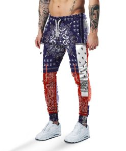 Gearhuman 3D Bandana Custom Sweatpants Apparel GC161020 Sweatpants Sweatpants S