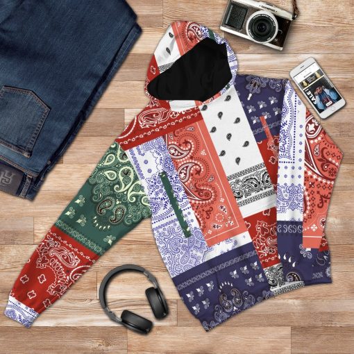 Gearhuman 3D Bandana Custom Tshirt Hoodie Apparel GC151010 3D Apparel