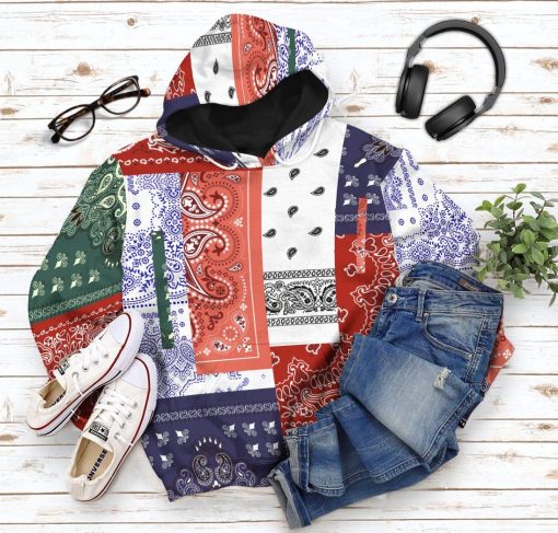 Gearhuman 3D Bandana Custom Tshirt Hoodie Apparel GC151010 3D Apparel