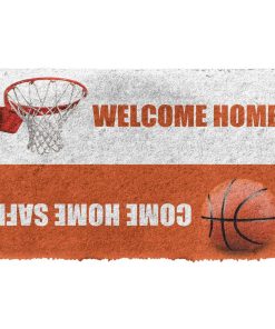 Gearhuman 3D Baseketball Welcome Home Custom Doormat GB23025 Doormat Doormat S(15,8''x23,6'')