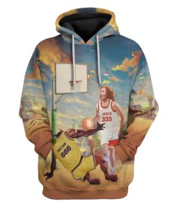 Gearhuman 3D Basketball Lord Custom Hoodie Apparel GL11055 3D Custom Fleece Hoodies Hoodie S