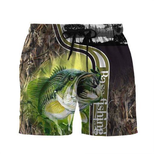 Gearhuman 3D Bass Fishing Custom Shorts GB18029 Men Shorts Men Shorts S