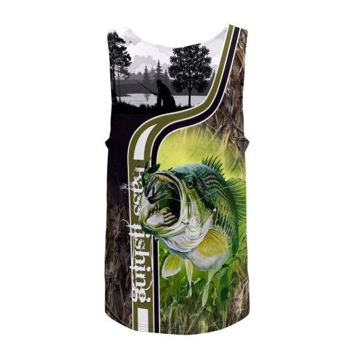 Gearhuman 3D Bass Fishing Custom Tanktop GB18028 Unisex Tank Top