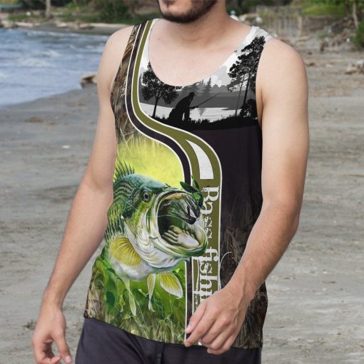 Gearhuman 3D Bass Fishing Custom Tanktop GB18028 Unisex Tank Top