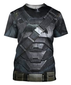 Gearhuman 3D Batman Power Suit Costume Custom Tshirt Apparel GW210813 3D T-shirt T-Shirt S 