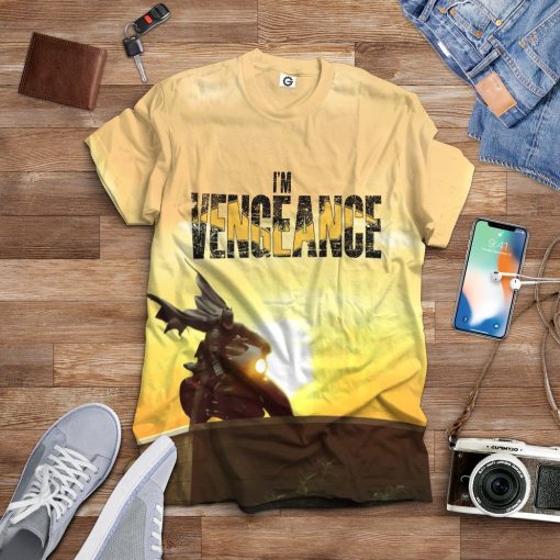 Gearhuman 3D Batman Vengeance Custom Tshirt Apparel GL25085 3D T-shirt