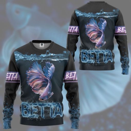 Gearhuman 3D Betta Custom Tshirt Hoodie Apparel GV171111 3D Apparel