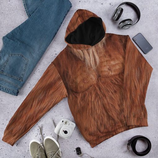 Gearhuman 3D Bigfoot Costume Tshirt Hoodie Apparel GL23111 3D Apparel