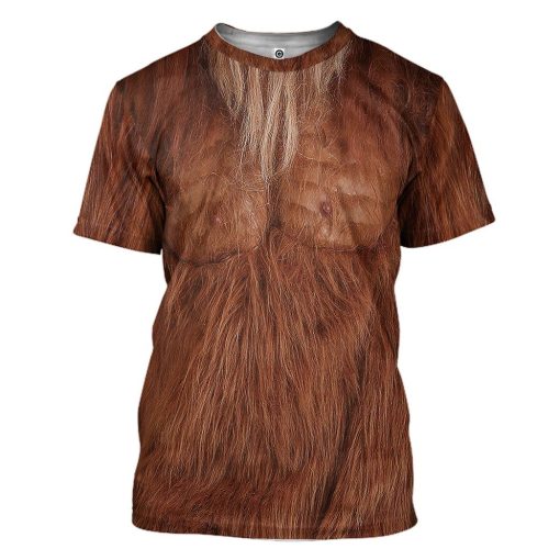 Gearhuman 3D Bigfoot Costume Tshirt Hoodie Apparel GL23111 3D Apparel T-Shirt S