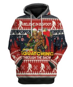 Gearhuman 3D Bigfoot Ugly Sweater GL10121 3D Apparel Hoodie S 