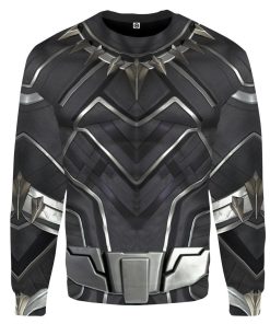 Gearhuman 3D Black Panther Costume Custom Sweatshirt Apparel GW210814 Sweatshirt Sweatshirt S 