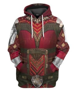 Gearhuman 3D Black Panther Dora Milaje Custom Hoodie Apparel GW240980 3D Apparel Hoodie S 
