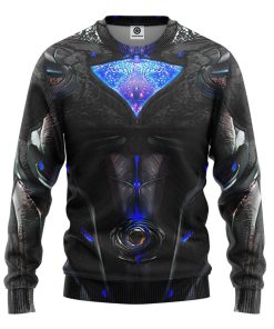 Gearhuman 3D Black Power Ranger 2017 Custom Sweatshirt Apparel GJ30091 Sweatshirt Sweatshirt S 