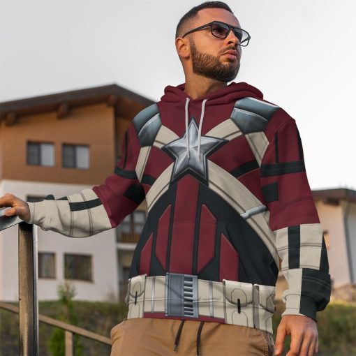 Gearhuman 3D Black Widow Red Guardian Custom Tshirt Hoodie Apparel CW17124 3D Apparel