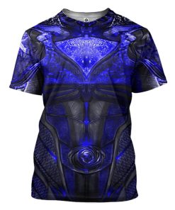 Gearhuman 3D Blue Power Ranger 2017 Custom Tshirt Apparel GJ25092 3D T-shirt T-Shirt S 