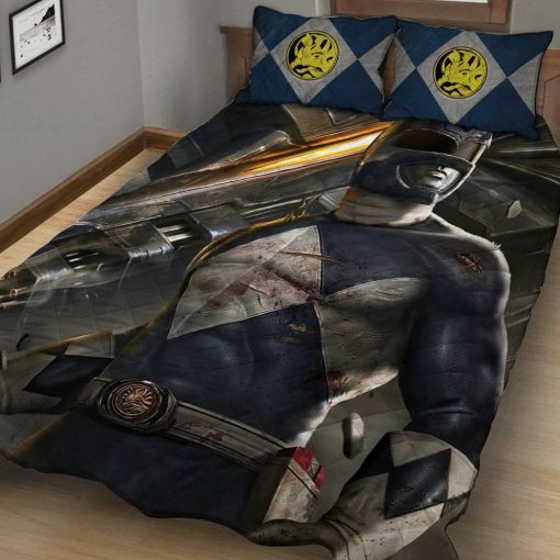 Gearhuman 3D Blue Power Ranger Custom Quilt Set GW13014 Quilt Set