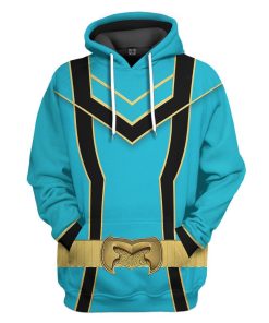 Gearhuman 3D Blue Power Rangers Mystic Force Tshirt Hoodie Apparel GB130144 3D Apparel Hoodie S 