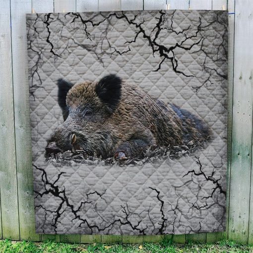 Gearhuman 3D Boar Custom Quilt GV091112 Quilt