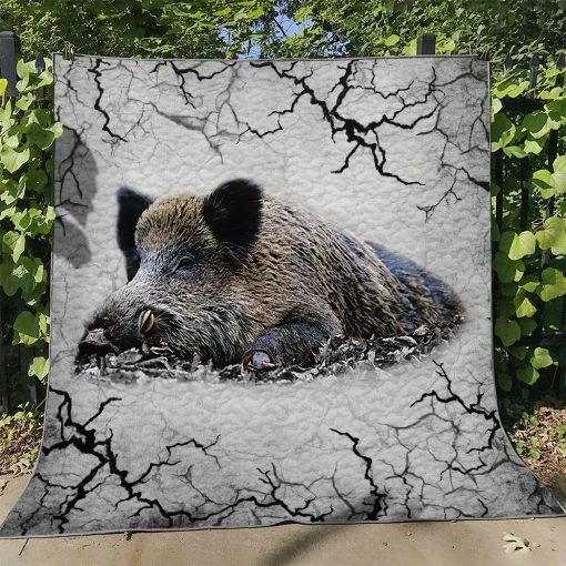 Gearhuman 3D Boar Custom Quilt GV091112 Quilt