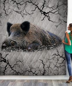 Gearhuman 3D Boar Custom Quilt GV091112 Quilt Quilt Twins 