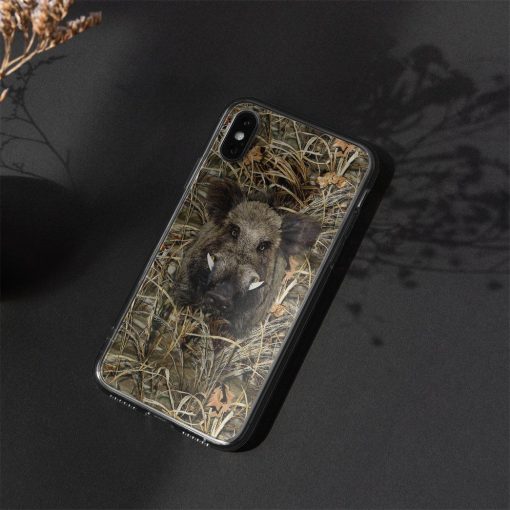 Gearhuman 3D Boar Hunting Custom Phone Case GVC091111 Glass Phone Case