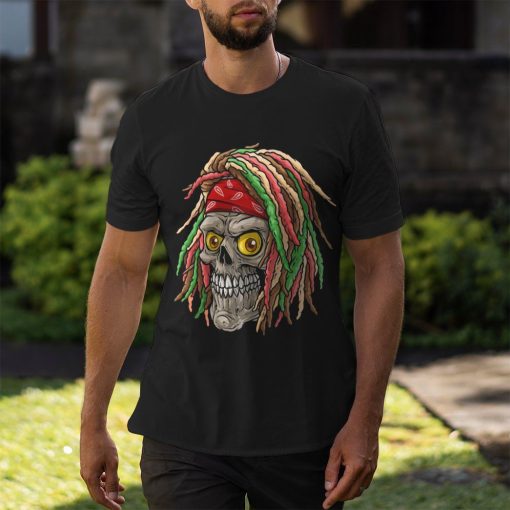 Gearhuman 3D Bob Marley Skull 2 Tshirt Apparel GQ21092 3D T-shirt