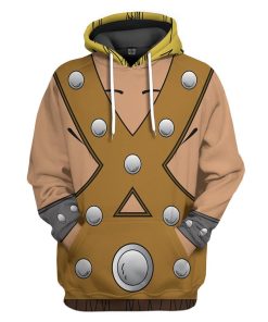 Gearhuman 3D Bobby The Barbarian Dungeons And Dragon Custom Tshirt Hoodie Apparel GK17023 3D Apparel Hoodie S