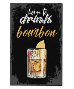 GearHuman 3D Born To Drink Bourbon Custom Carpet GR28126 Square Carpet Carpet S 