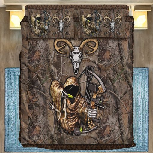 Gearhuman 3D Bow Hunting Custom Bedding Set GV06116 Bedding Set Twin 3PCS