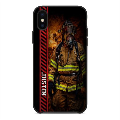 Gearhumans 3D Brave Firefighter Custom Name Phonecase 9 Gearhuman 3D Brave Firefighter Custom Name Phonecase GB180219 Glass Phone Case