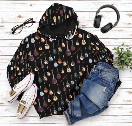 Gearhuman 3D Brian May Custom Hoodie Apparel GL10089 3D Custom Fleece Hoodies